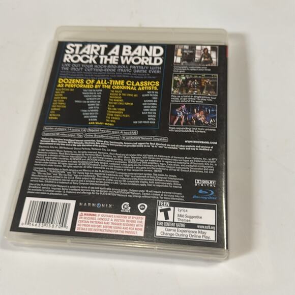 PlayStation 3 Rock Band & Rock Band 2 & The Beatles PS3 Games w/ Case and Insert - Picture 6 of 10
